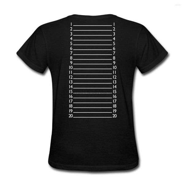 T-shirts pour hommes Marqueur de vérification de la longueur des cheveux Chemise pour femme Designer Haute qualité Hauts imprimés pour dames Tees Punk
