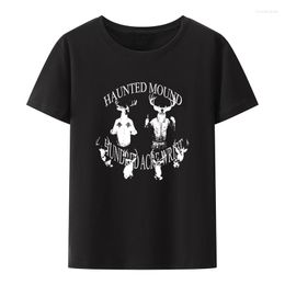 Mannen T Shirts Halloween Sematary I Love Haunted Mound Horror Pompoen Grafische T-Shirt Mannen Vrouwen Korte Mouw Tees Casual streetwear Tops