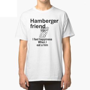 T -shirts voor heren Hamberger Friend T - Shirt Bootleg dingen bootlegstuff Hamburger Frenchfries Fries friet slechte vertaling sprint