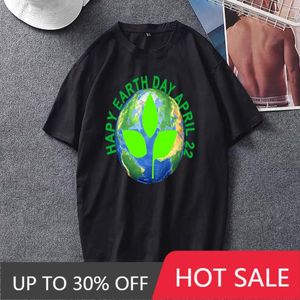 Heren t shirts happy earth day t -shirt unisex honkbal 2023 mode maat shirt tops tees