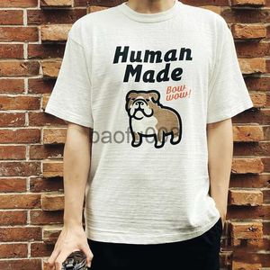 Camisetas para hombres Harajuku Japón Marca de lujo HUMAN MADE T Shirt Hombres Big Mallard Tiger Dog Print T-Shirt Girls Don Cry Tee Oversized Tops Unisex J230807
