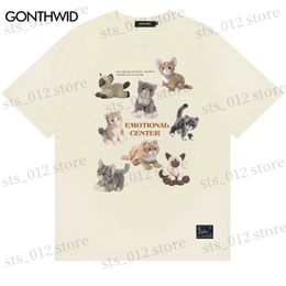 T-shirts pour hommes Harajuku Streetwear T-shirt Toy Graphic Print T-shirt à manches courtes Hommes Hip Hop Casual Cotton Tee Summer Fashion Loose Shirts T230512