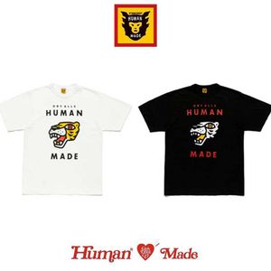 T-shirts pour hommes Tissu lourd Tiger Head Print 1 1 HUMAN MADE T-shirt Hommes Femmes T-shirt Tissu lourd Top Tees chemises harajuku G230301