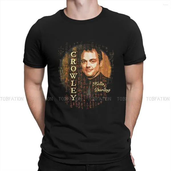 Camisetas para hombres Hello Hello Darling Crowley King of Hell Classic Tshirt For Male Supernatural TOP Tops Fashion Shamis