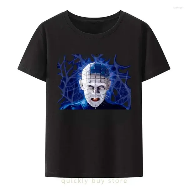 T-shirts pour hommes Hellraiser Film d'horreur surnaturel unisexe chemise Film t-shirt britannique pour hommes Modal personnalisé Aldult adolescent