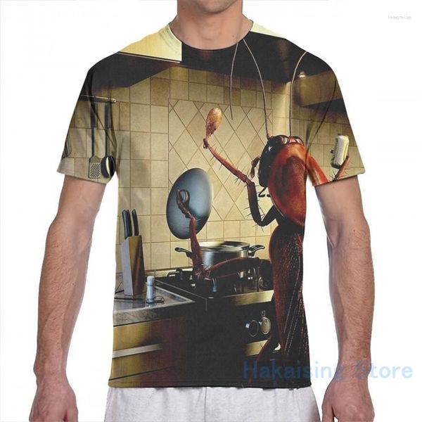 T-shirts pour hommes Hells Cafard Cuisine Hommes T-Shirt Femmes Imprimé Mode Fille Chemise T-Shirt Pour Garçon T-shirts À Manches Courtes T-shirts