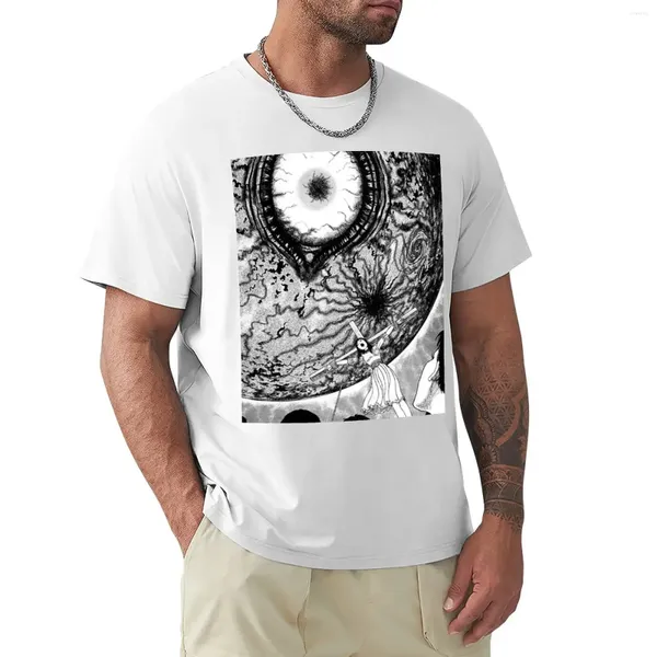 Camisetas para hombre, camiseta HELLSTAR REMINA, ropa de Anime, Top de verano para hombre, camisetas de algodón de gran tamaño, color blanco liso para hombre