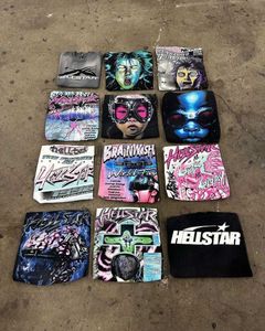 T-shirts hommes HELLSTAR Y2K T-shirt Hommes Femmes Harajuku Gothique Hip Hop Abstrait Graphique Impression Tshirt 2023 Nouveau Surdimensionné À Manches Courtes Hauts T230831