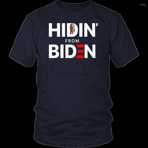 Heren T -shirts verstoppen zich voor Biden voor president 2023 Funny Political T -shirt