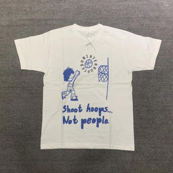 T-shirts pour hommes High 2024 Hommes Better Daze Shoot Hoops T-shirt Hip Hop Skateboard Street Coton T-shirts Tee Top Taille américaine # 225