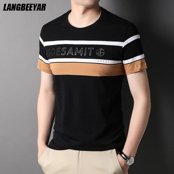 Camisetas para hombres Gama alta 95% algodón Diseñador de marca de verano Tops Camiseta para hombre urbana Vip Classic Manga corta Ropa de moda informal 220622