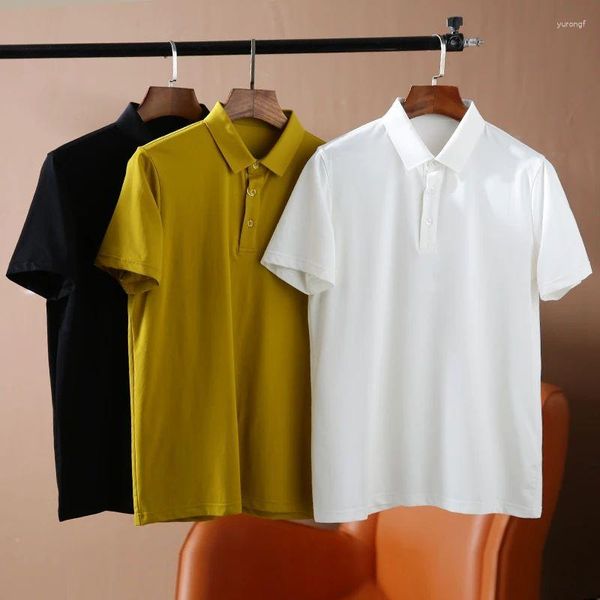 T-shirts pour hommes T-shirt haut de gamme Business Polo décontracté à manches courtes