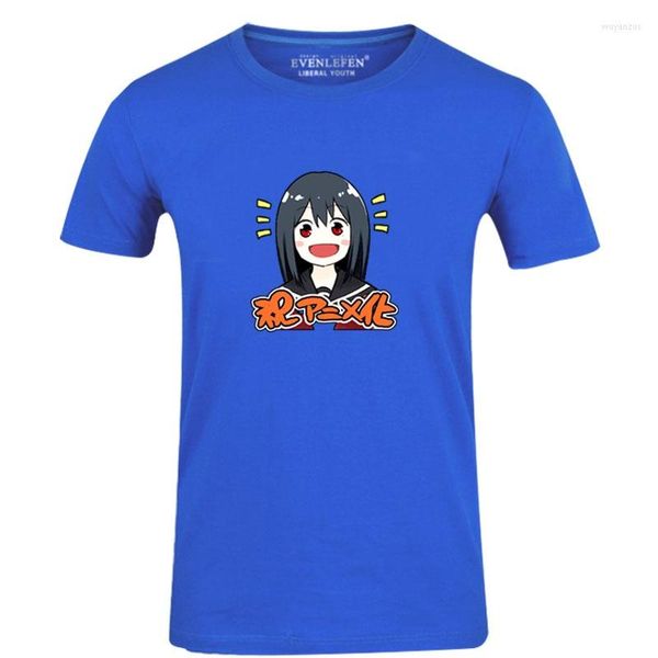 Camisetas de hombre High-Q Unisex Anime Senryu Girl Camiseta de algodón Camiseta de cuello redondo Casual Yukishiro Nanako Eiji Busujima Camiseta