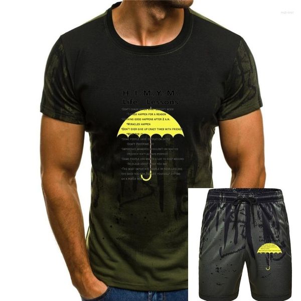 Camisetas para hombre High-Q Unisex Cómo conocí a vuestra madre Lecciones de vida Camisa Impresión de calidad Camiseta casual de diseño único Camiseta con cuello redondo