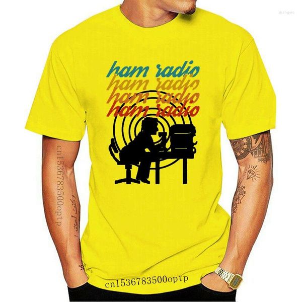 Hommes t-shirts haute qualité 2023 chemise à manches courtes hommes mode coton T-shirt rétro couleurs Amateur jambon Radio opérateur t-shirts