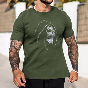 T-shirts pour hommes Mode de haute qualité Vêtements pour hommes T-shirt surdimensionné Y2k Cape Strass Designer Tops à manches courtes Hip Hop Casual Street