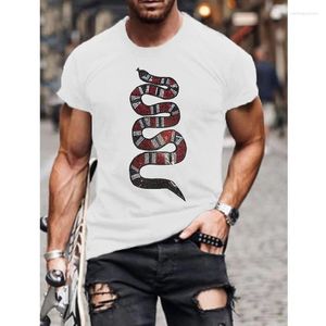 T-shirts pour hommes de haute qualité Mode Vêtements pour hommes Tee-shirt surdimensionné Y2K Snake Strass Designer Tops à manches courtes Confort Casual Street