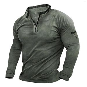 Camisetas para hombres Fitness de alta calidad Top calientes de lana tibia Ropa a prueba de viento de primavera e invernada ropa interior ropa de ropa interior