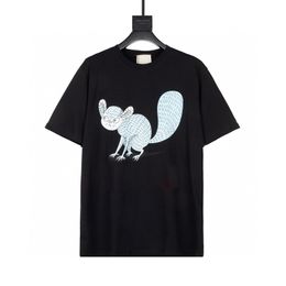 Heren T-shirts Hoge kwaliteit Pineapple Cat Tees Korte mouw Tee Punk Print Letter Loves Summer Skateboard Bear