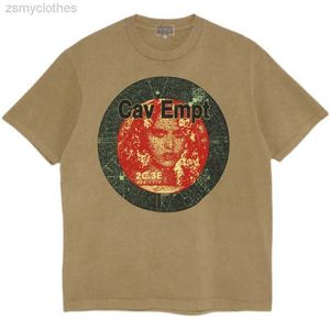 T-shirts pour hommes de haute qualité Vintage Batik CE. CAVEMPT Hommes T Shirt 1 1 C.E Mode Femmes T-shirt Wash Casual CAV EMPT Chemises vêtements pour hommes