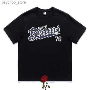 T-shirts pour hommes High Street Sport Wear Beams T-shirts Hommes Femmes Été Respirant Daily Demi-manches Beams Japon Vêtements Q240130