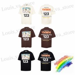 T-shirts masculins HIGH STRT RRR123 T-shirt Men Femmes Best Quality Casual Digital Printing 100% Cotton RRR 123 TS Top T-shirt T240419