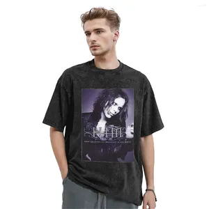 T-shirts pour hommes Him Band Washed Shirt Unisexe Shadows Deep et Brilliant Highlights Cover Y2k Basic Casual Summer O Neck Newty Tees