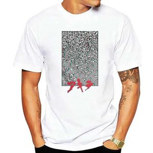 T-shirts voor heren hiphop akira capsule stoombal Kanji Katsuhiro otomo t-shirt Japanse strip anime mode Crewneck Q240515