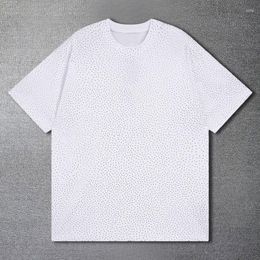 T-shirts pour hommes Hip Hop strass Social Club Tenues T-shirts décontractés Chemise d'été Couleur unie Drill Mode T-shirt à manches courtes Streetwear