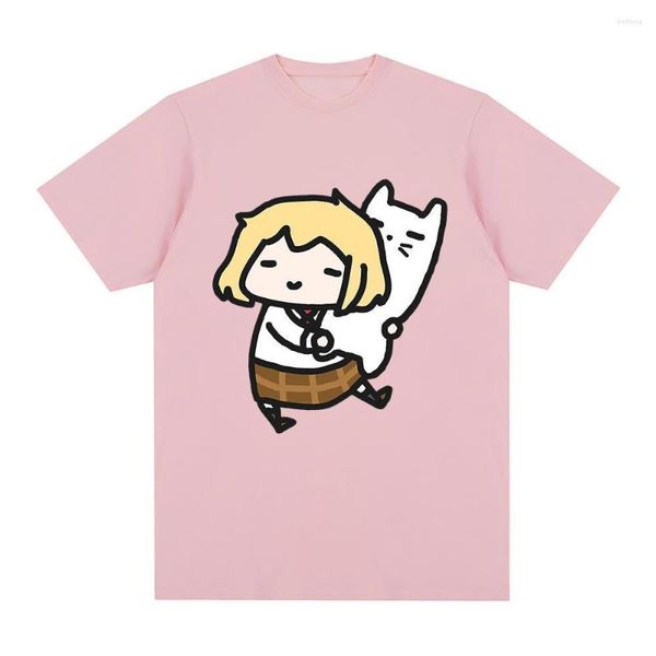 Camisetas de hombre Hololive inglés VTuber Watson Amelia Bubba camiseta hombres/mujeres estética Kawaii camiseta Unisex dibujos animados Casual algodón camisetas