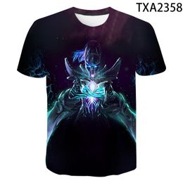 T-shirts pour hommes Bande dessinée d'horreur Vêtements pour hommes Mode d'été Dota Manches courtes Enfants Cool 3D Imprimé Casual Homme Tee TopsMen's