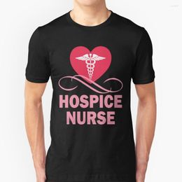 Camisetas masculinas Camisa de enfermagem para hospícios com gola redonda e camisetas de manga curta