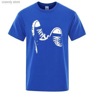 T-shirts masculins HOT SA COTTON CONSUDANT SHATES SEVE SHATES CHAUTS MEN T-MORT Vêtements Summer Breatab O-NECK SEVES SEVES UNISEX H240507