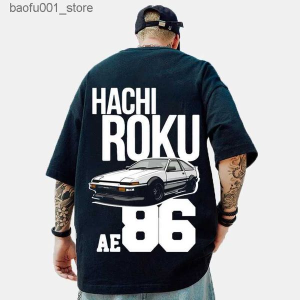 Camisetas para hombres Venta caliente Camisetas para hombres Impresión de carreras 3D Ropa para hombres Calle Harajuku Tops Camiseta de gran tamaño Casual Manga corta Ropa deportiva Q240220