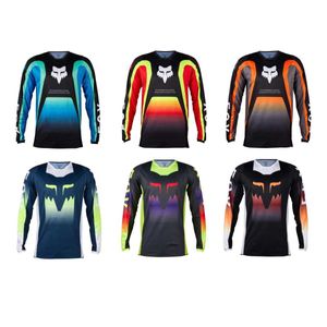 T-shirts pour hommes vente chaude été descente costume à manches longues T-shirt moto montagne tout-terrain vélo équitation costume