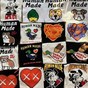 T-shirts pour hommes Human Made Fun Print T Shirt Summer Fashion Coton Bambou À Manches Courtes Pour Hommes Femmes Cartoon Oversize Haute Qualité Casual Tops G221118