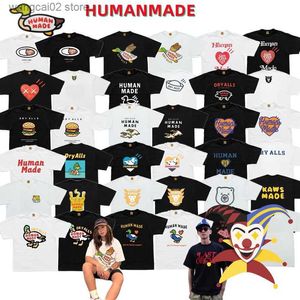 Heren T-shirts Human Made T-shirt Mannen Vrouwen 1 1 Hoge Kwaliteit Human Made T-shirt Casual Tops Tee Japan Korte Mouw T230602