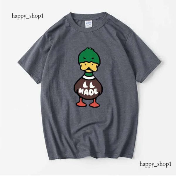 T-shirts masculins T-shirt fait des hommes hommes femme harajuku graphique tshirt japonais streetwear top teed humanmade t-shirt mignon kawaii t-sh 345