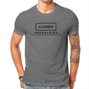 Mannen T Shirts Humor Lumon Industries T-Shirt Voor Mannen Crewneck Katoen Grappige Parodie Fan Korte Mouw Tees Idee Kleding