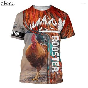 Mannen T-shirts HX Est Dier Haan 3D Print Mannen Vrouwen Mode T-shirts Harajuku Kleding Oversized Tee Tops Drop