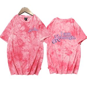 Heren T-shirts Ik ben genoeg Tie Dye Shirts Ronde hals Korte mouw Grappige filmkleding Ik ben Kenough Gedrukt Unisex T-shirt 230822