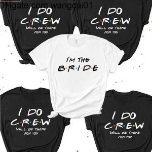 Heren t-shirts I do Crew | Hen Do Party Shirts | Bruid Bridesmaid | Happy the Bachelor Party T-shirts | Vrienden geïnspireerd feest T-shirt in zomer 4103