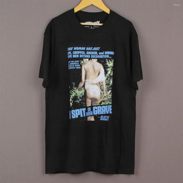 Camisetas para hombre, camiseta I Spit On Your Grave, película de culto de terror, caníbal, Holocausto, las colinas tienen ojos, Camiseta de algodón de verano para hombre