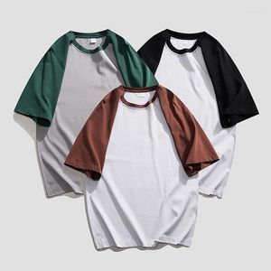 Camisetas de manga corta de seda helada para hombre