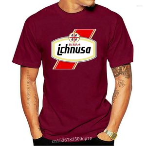 T-shirts pour hommes T-shirt Ichnusa Birra Bière noire Sardaigne Italie Alcool