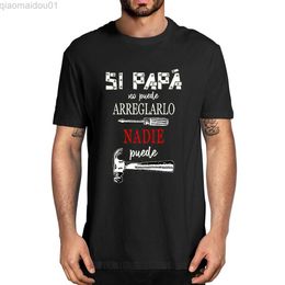 Mannen T-Shirts Als Papa niet T-Shirt Playeras Para Papa Regs Para el Dia Del Padre Si Pap no Puede Vaderdag Cadeau Mannen Nieuwigheid T-Shirt Tee L230707