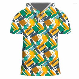 Heren t shirts ifpd eu size mode mode t-shirt 3d print kleur verf patroon t-shirt universitaire man/dames korte mouw tops hiphop