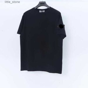 T-shirts pour hommes Ins Tide couleur unie col rond pull à manches longues mode ample fond mode tendance pierres île