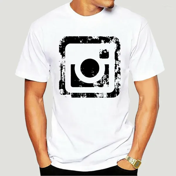 T-shirts masculins Logo Instagram Silhouette Shirt Unisexe 1120 Coton Tshirts Clothing Bodybuilding TOPS TEES-2245D