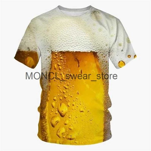 T-shirts masculins T-shirt imprimé en 3D Interent